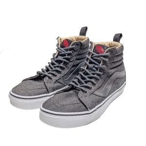 VANS SK8-HI REISSUE PT (MILITARY TWILL) BLACK/TRUE WHITE
